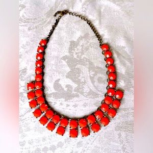 Coral Statement Necklace
